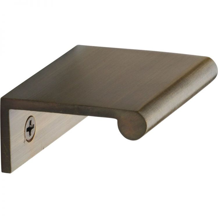 Heritage Brass EPR Edge Pull Cabinet Handle 50mm Antique Brass finish