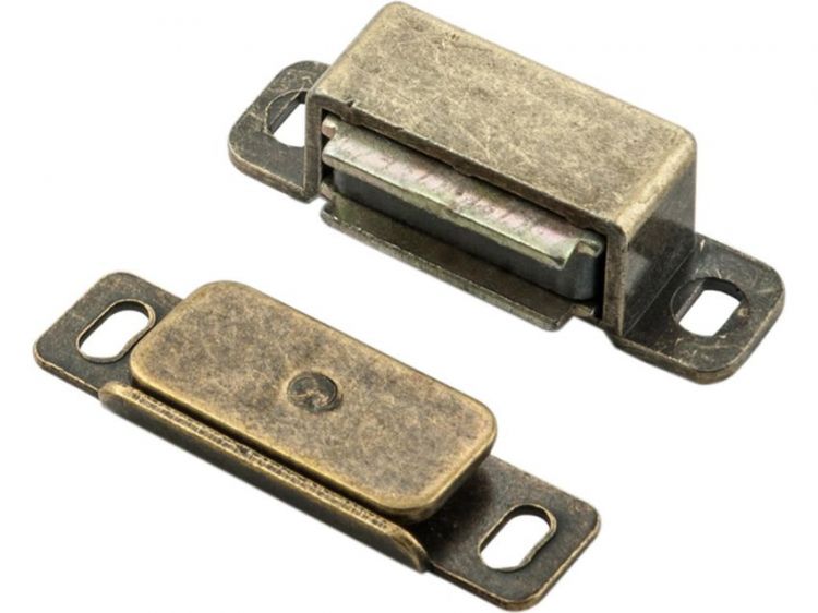Superior Steel Magnetic Catch 46mm in Florentine Bronze - by Carlisle Brass - FTD850FB