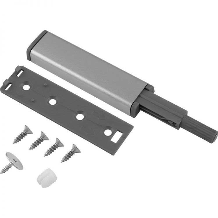 FTD Push to Open latch in Silver - by Carlisle Brass - FTD870SV