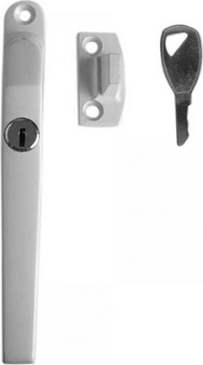 WHITE locking casement fastener