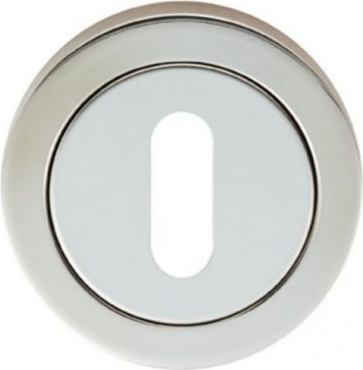 52mm Round Standard Keyhole Escutcheon in Polished Stainless Steel - Steelworx | SWL103BSS