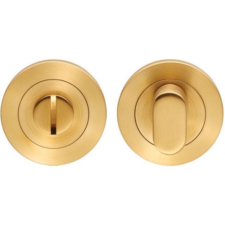 Steelworx Turn and Release Round Rose Satin Brass PVD(SWT1016SPVD)