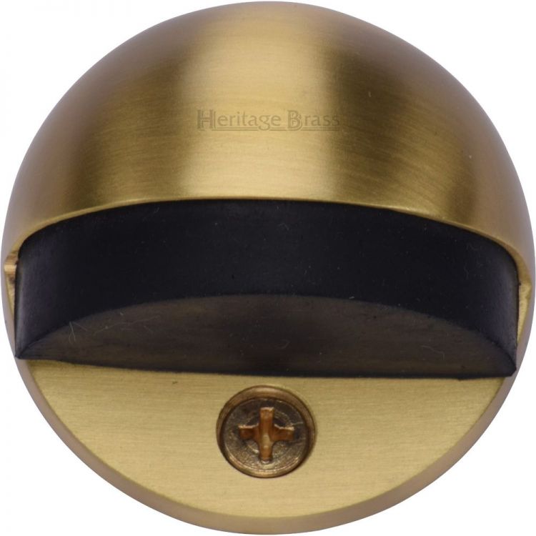 Heritage Brass Shielded Door Stop Satin Brass finish