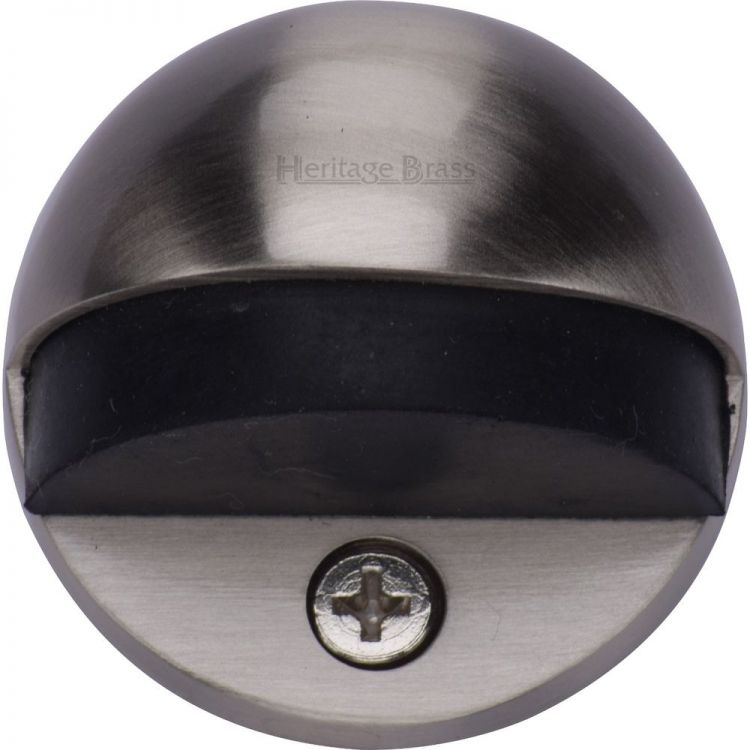 Heritage Brass V1080-SN door stop floor mounted satin nickel
