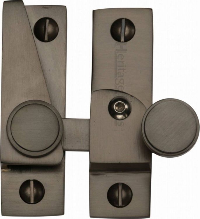 Heritage Brass V1106L-MB Sash Fastener Lockable Matt Bronze Finish