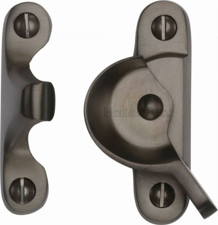 V2060-MB - Heritage Brass Fitch Pattern Sash Fastener Matt Bronze finish