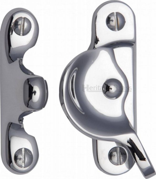 Heritage Brass V2060-PC - sash fastener fitch pattern polished chrome