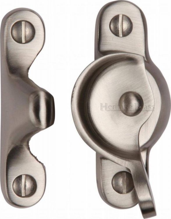 Heritage Brass V2060-SN - sash fastener fitch pattern satin nickel