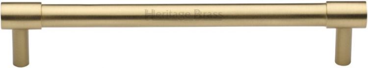 Heritage Brass Cabinet Pull Phoenix Design 160mm CTC Satin Brass finish