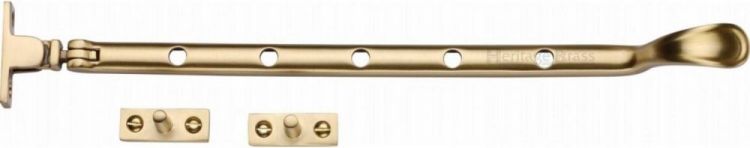 Heritage Brass Casement Window Stay Spoon Pattern 12