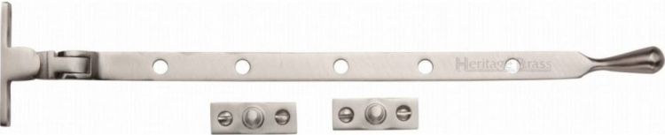 Heritage V992-12SN Satin nickel ball end casement stay 12