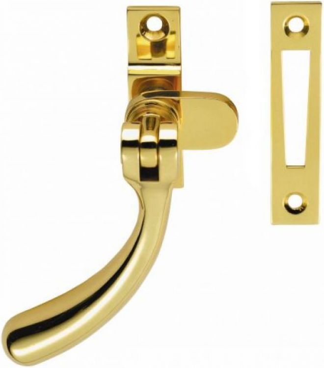 Carlisle Brass WF16 window fastener mortice plate only build end Polished Brass