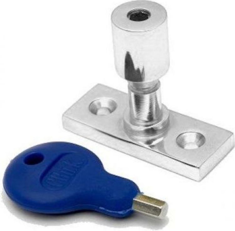 Carlisle Brass WF17CP polished chrome locking casement stay pin