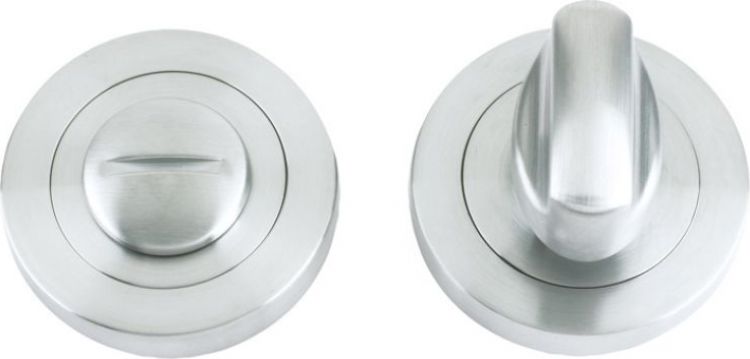 50mm Round Thumb Turn in Satin Chrome - Zoo Hardware | ZPZ004SC