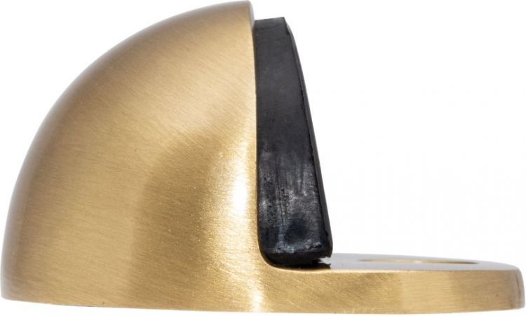 Carlisle Brass AA20SB Oval Floor Mounted Door Stop Satin Brass