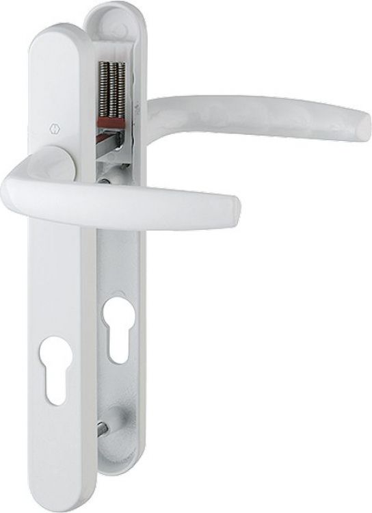 Hoppe Atlanta White Multipoint Lever/Lever Handles 92mm c/c (HOP92LLW)