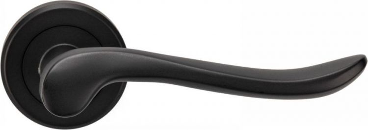 Serozzetta ZIN3130MB VERDUN Scroll Lever Handle On Rose Matt Black