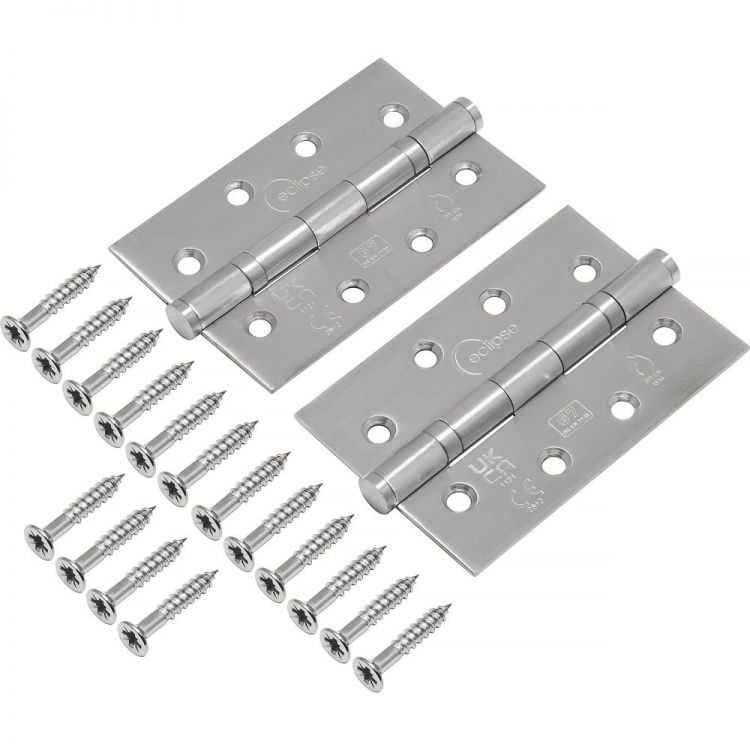 Eclipse 14341 - Slim Knuckle Ball Bearing Hinge Grade 7 in Satin