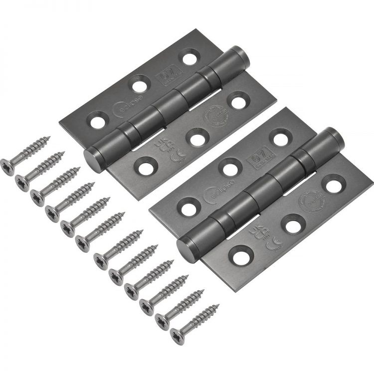 Eclipse 14852DBZ - Ball Bearing Hinge Grade 7 in Dark Bronze 76x51x2mm