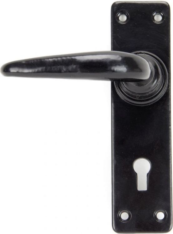 Anvil 33320 Black Smooth Straight Lever Lock Handles