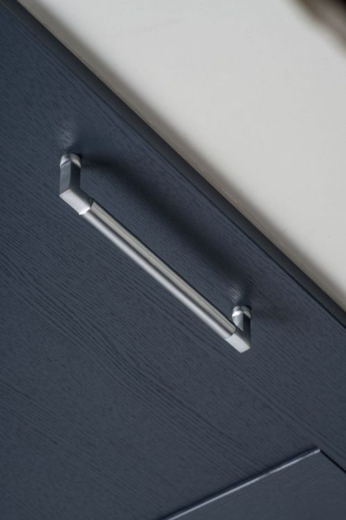 Heritage Brass C0312 101-SC Cabinet Pull Bauhaus Design 101mm Satin Chrome finish