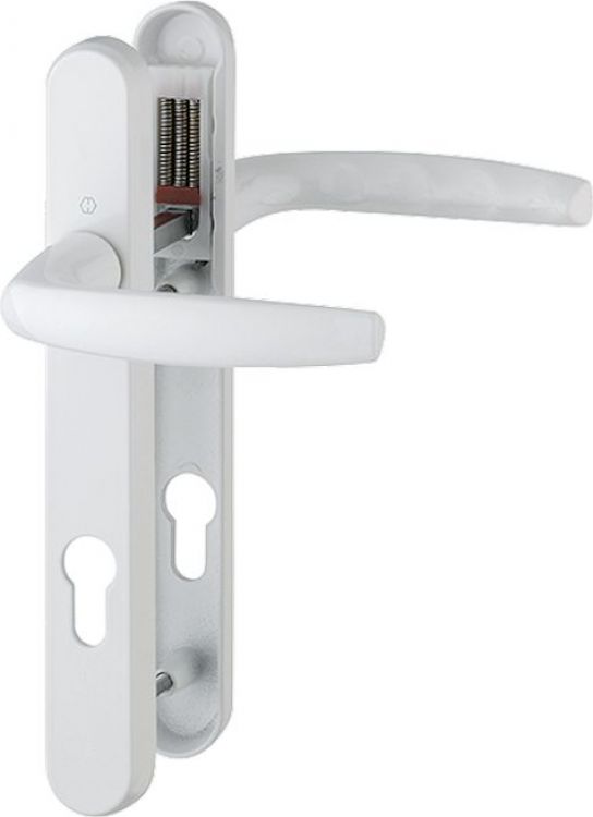 Hoppe Atlanta White Multipoint Lever/Lever Handles 92mm c/c (HOP92LLW)