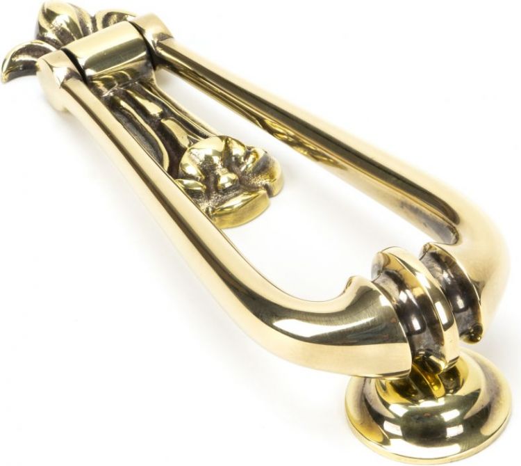 Aged Brass Loop Door Knocker