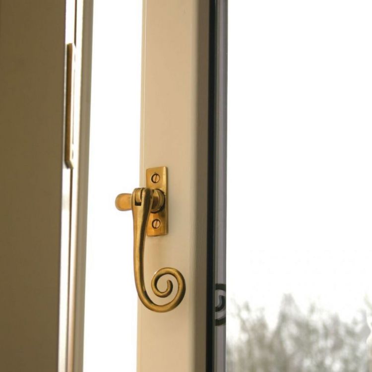 Anvil 83593 Polished Brass Monkeytail Window Fastener