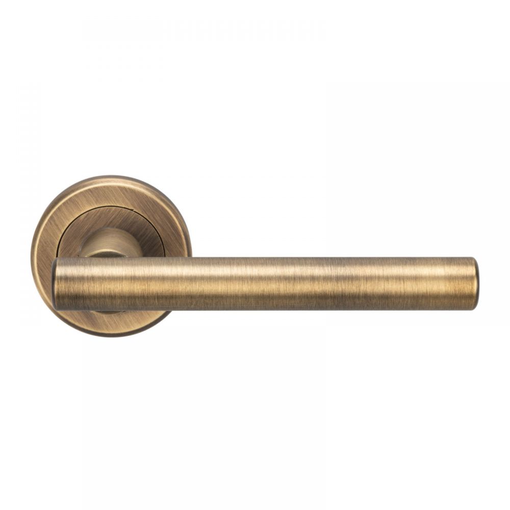 Serozzetta ZIN3121AB PHILADELPHIA Bar Lever Handle On Rose Antique