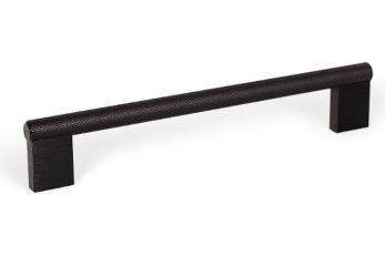 Kitchen Hafele 132.19.115 GRAF 2 Knurled Cabinet Bar Handle 160mm c/c Matt Black