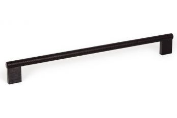 Hafele 132.19.116 GRAF 2 Knurled Cabinet Bar Handle 256mm c/c Matt Black