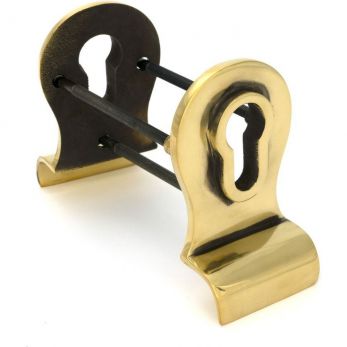 Aged Brass 50mm Euro Door Pull (Back to Back fixings) | 90065