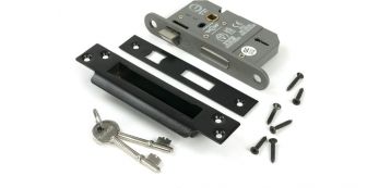 91055 5 lever sashlock BS rated 2.5" black (91055)
