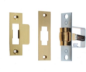 Frelan JL8090SB - roller catch 50mm brass