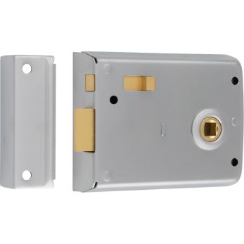 Eurospec RLE8043SC - satin chrome 102x76mm rim latch
