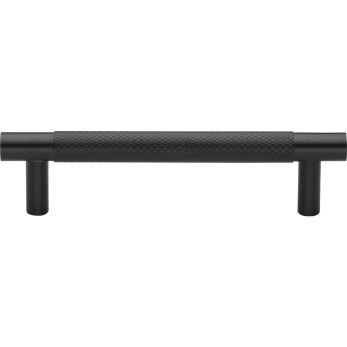 Heritage Brass Cabinet Pull Partial Knurl Design 96mm CTC Matt Bronze finish