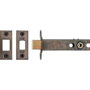 YKBDB4N-MB - York Architectural Tubular Bathroom Deadbolt 4" Matt Bronze Finish