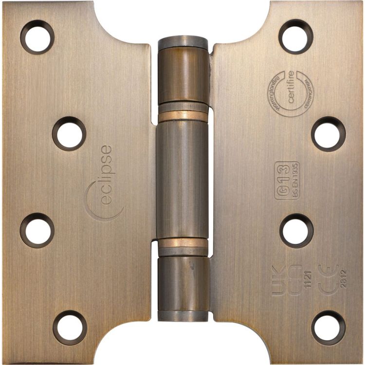 Eclipse 14989MAB - Thrust Bearing Parliament Hinge Grade 13 in Matt Antique Brass 102x51x102mm