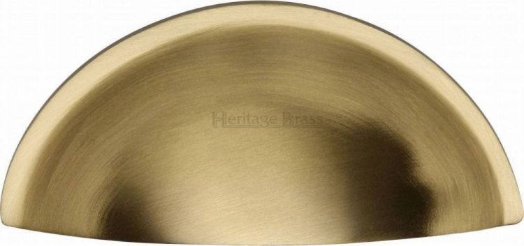 Heritage Brass C2760-SB Satin Brass Cabinet Cup Pull Handle 57mm