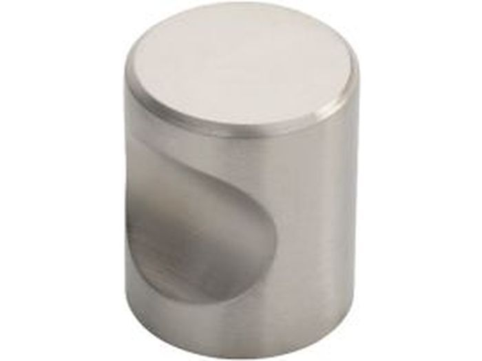 Cylindrical FTD430CSSS - satin stainless steel 25mm cupboard knob