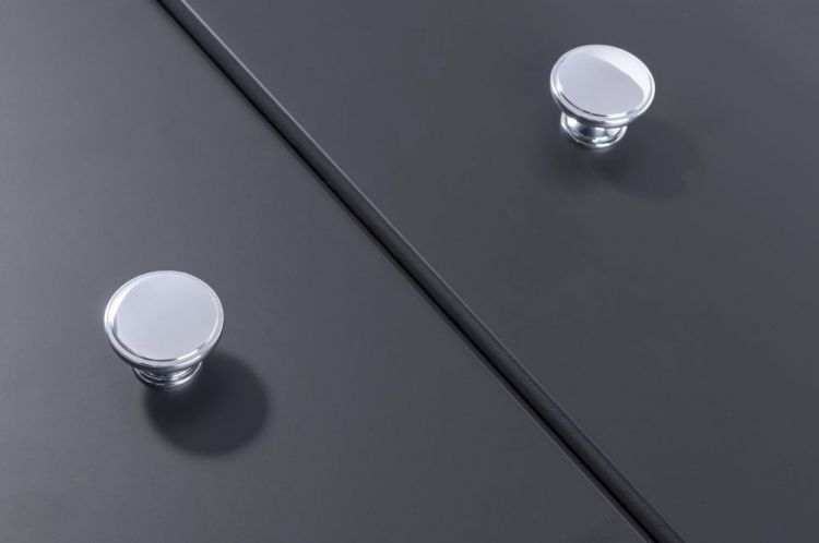 Fingertip Design FTD524-CP Oxford Polished Chrome Round Cabinet Knob 38mm