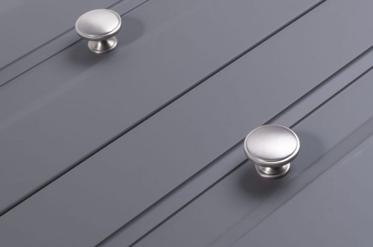 Fingertip Design FTD524-SN Oxford Satin Nickel Round Cabinet Knob 38mm